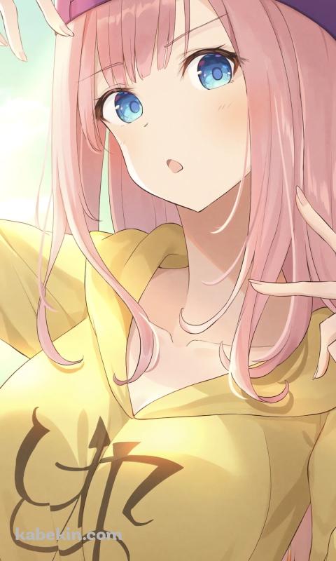 ポーズを取る藤原千花 / かぐや様は告らせたい～天才たちの恋愛頭脳戦～のAndroidの壁紙(480px x 800px) スマホ用