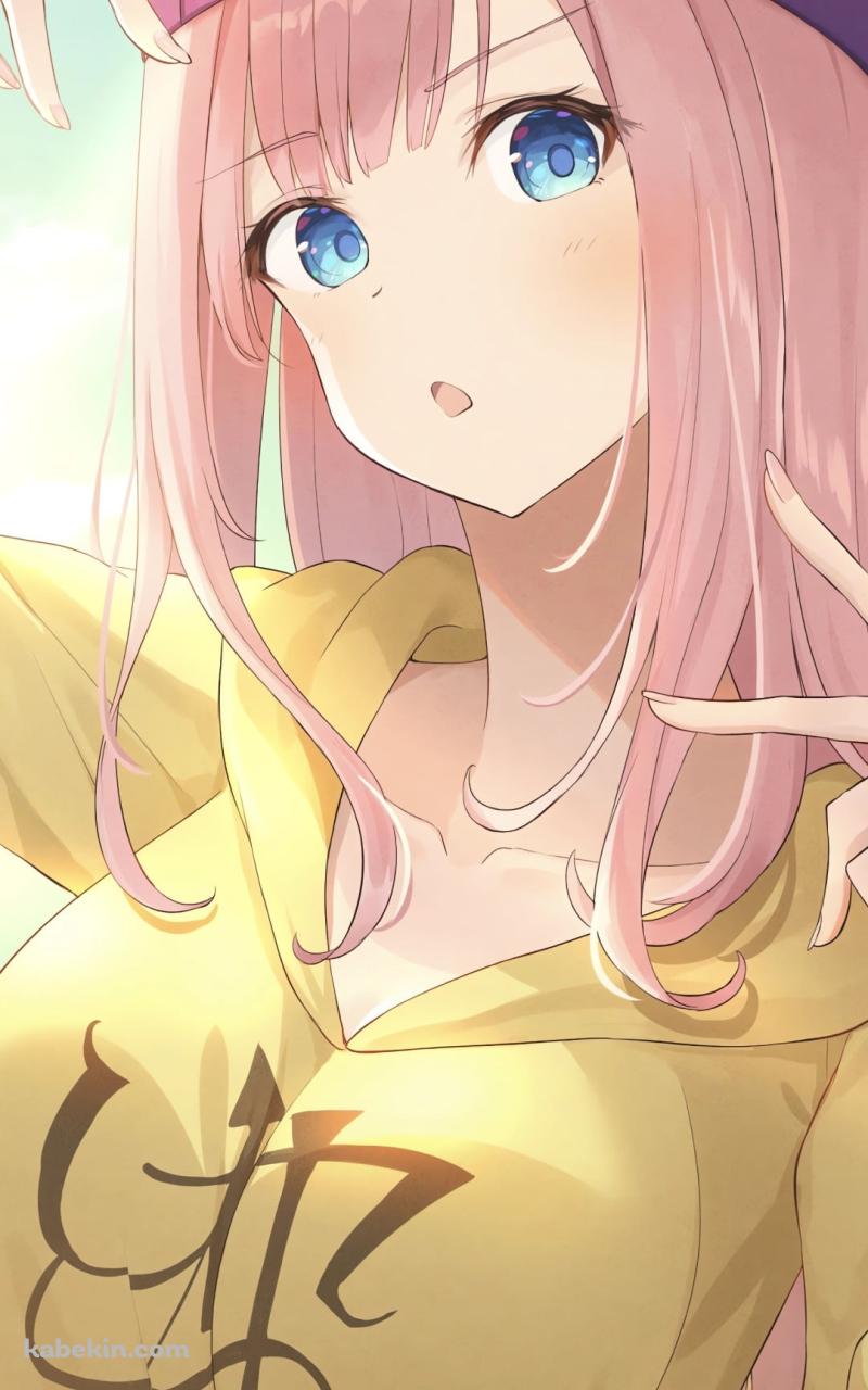 ポーズを取る藤原千花 / かぐや様は告らせたい～天才たちの恋愛頭脳戦～のAndroidの壁紙(800px x 1280px) スマホ用
