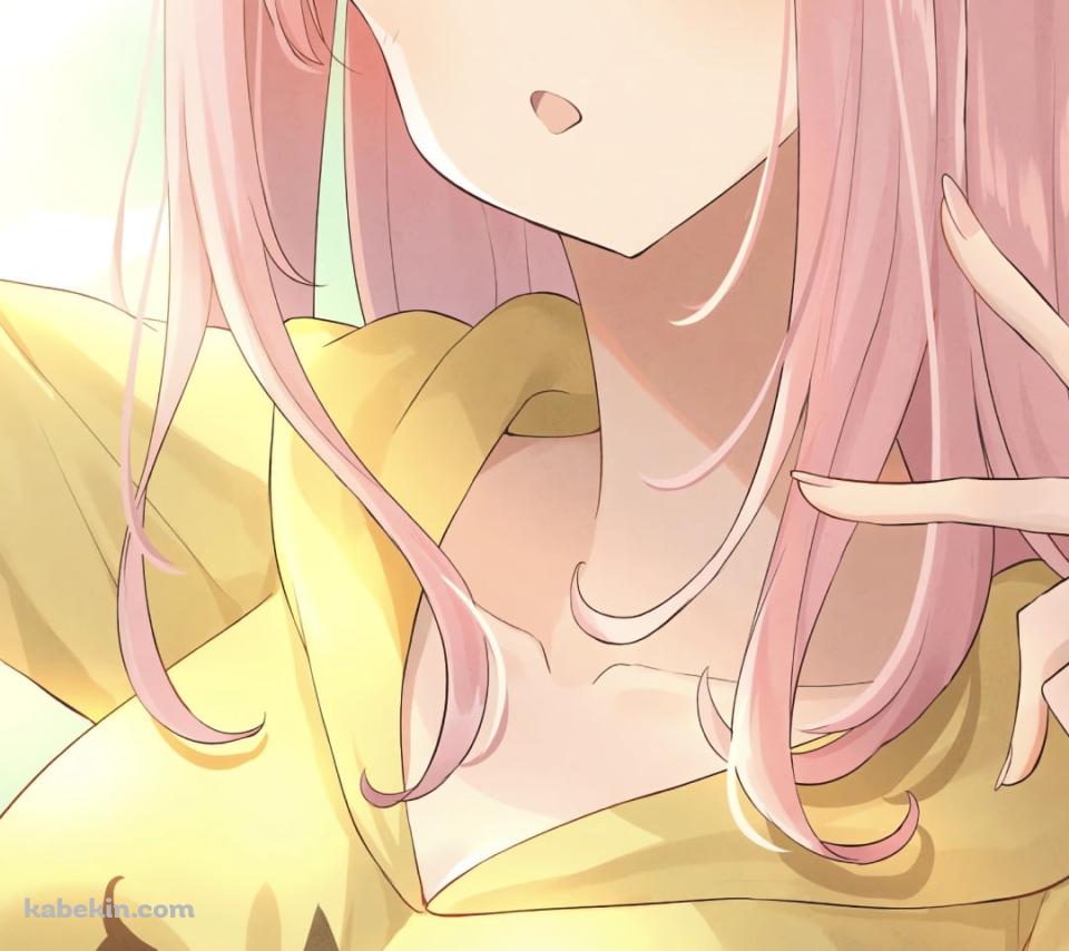 ポーズを取る藤原千花 / かぐや様は告らせたい～天才たちの恋愛頭脳戦～のAndroidの壁紙(960px x 854px) スマホ用