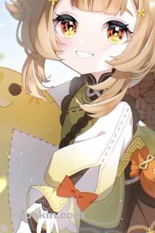 笑顔のヨォーヨ / 原神のAndroidの壁紙(320px x 480px) スマホ用