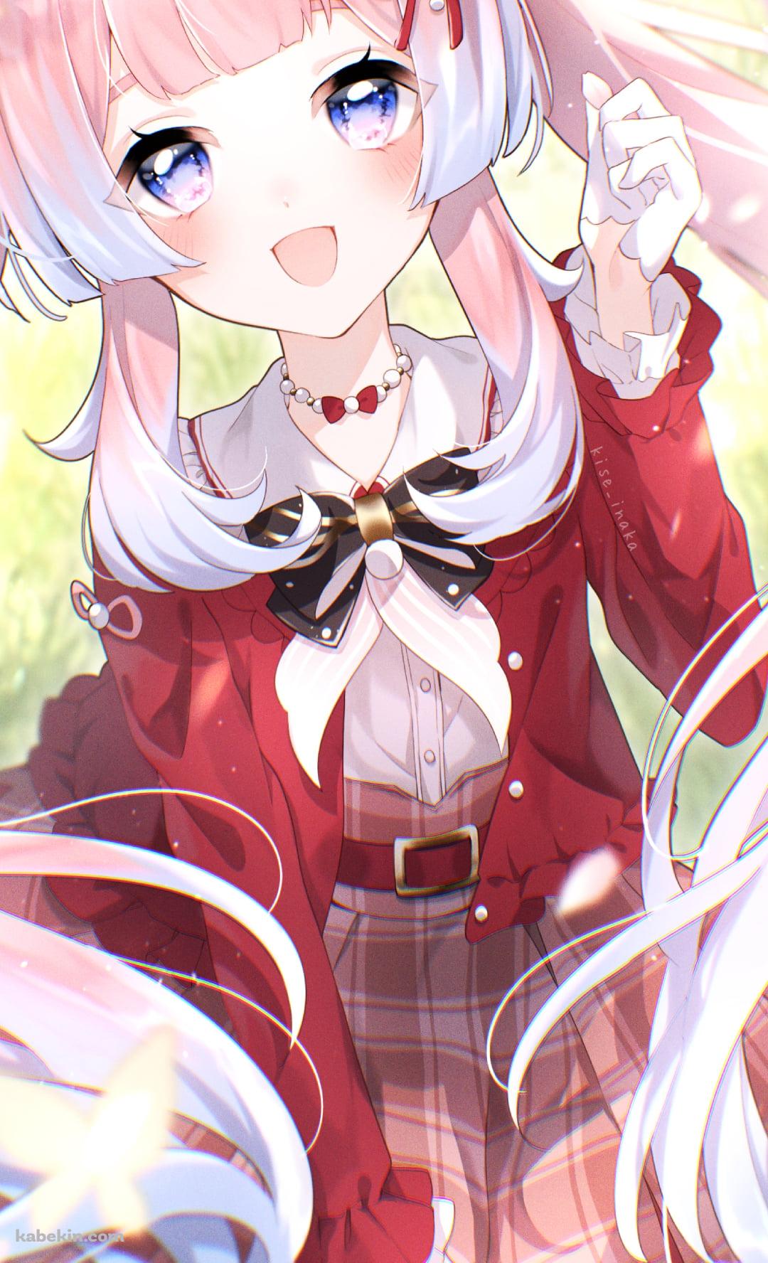 ピンクのツインテールの珊瑚宮心海 / 原神のAndroidの壁紙(1080px x 1776px) スマホ用