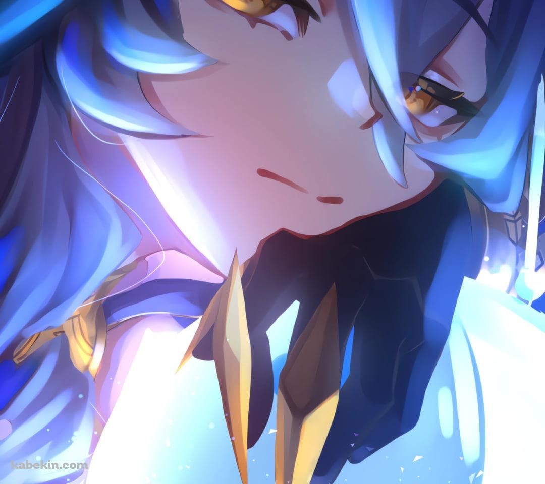 水晶玉にもたれるレイラ / 妖艶 / 原神のAndroidの壁紙(1080px x 960px) スマホ用