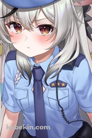警察官 / 春原ココナ / ブルーアーカイブのAndroidの壁紙(320px x 480px) スマホ用