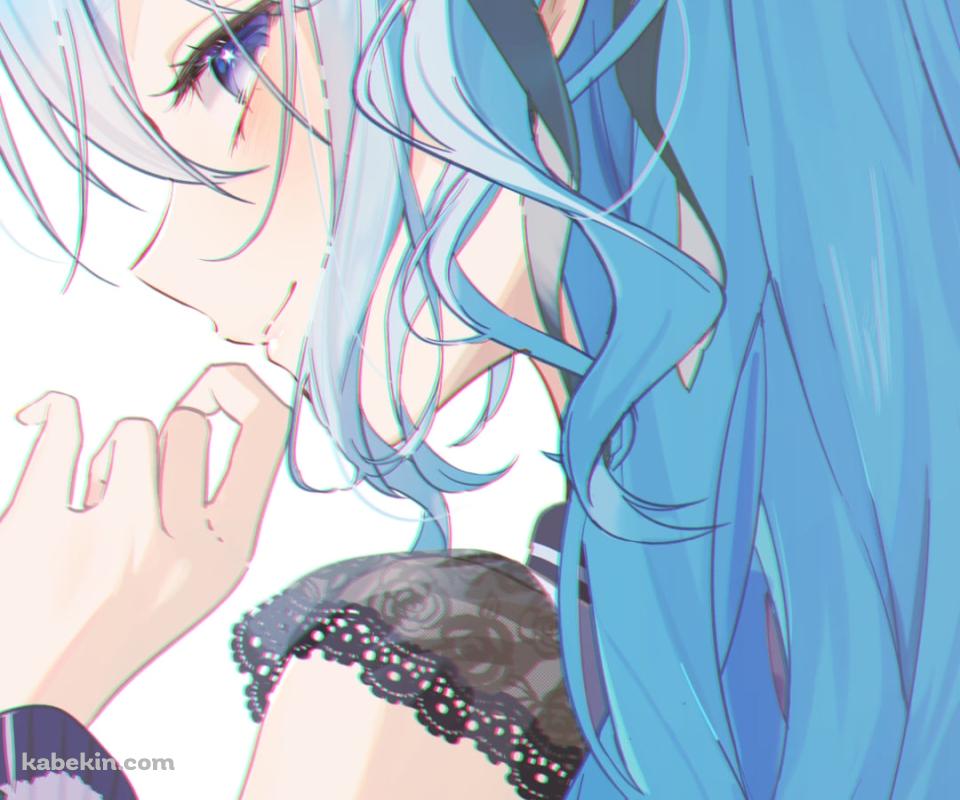 微笑む星街すいせい / ベレー帽 / ホロライブ / バーチャルYouTuberのAndroidの壁紙(960px x 800px) スマホ用