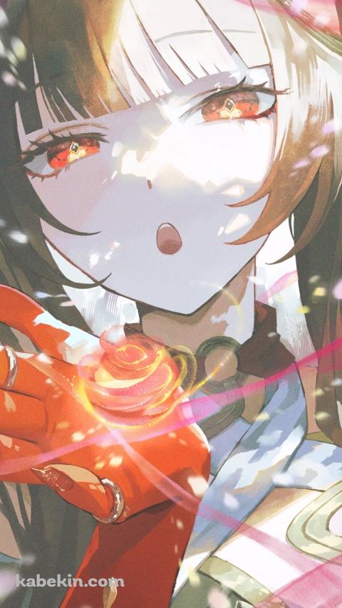 掌で魔法を詠唱するレイサ / 崩壊:スターレイルのAndroidの壁紙(480px x 854px) スマホ用