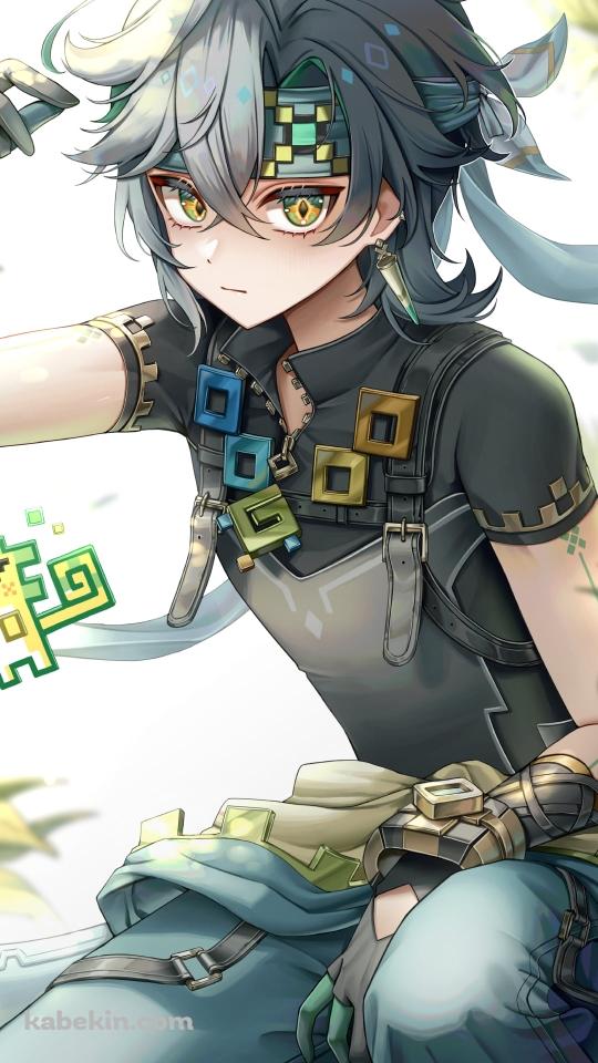 こちらを見つめるキィニチ / クフル・アハウ / 原神のAndroidの壁紙(540px x 960px) スマホ用