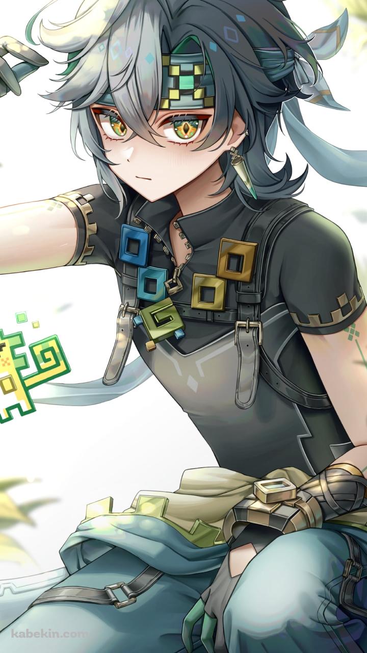 こちらを見つめるキィニチ / クフル・アハウ / 原神のAndroidの壁紙(720px x 1280px) スマホ用