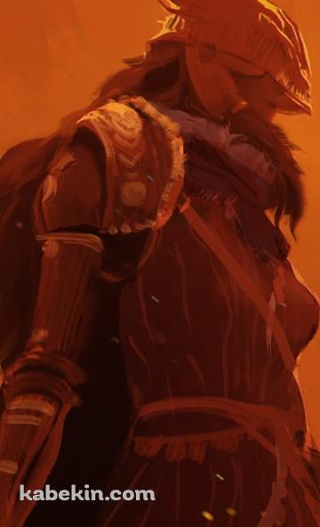 オレンジに染まるミケラの刃マレニア / エルデンリングのAndroidの壁紙(360px x 592px) スマホ用