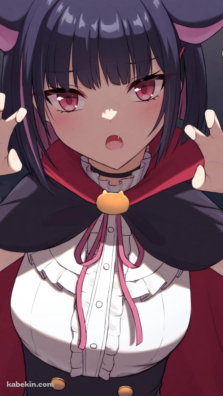 バンパイアコスをする杏山カズサ / ブルーアーカイブのAndroidの壁紙(720px x 1280px) スマホ用