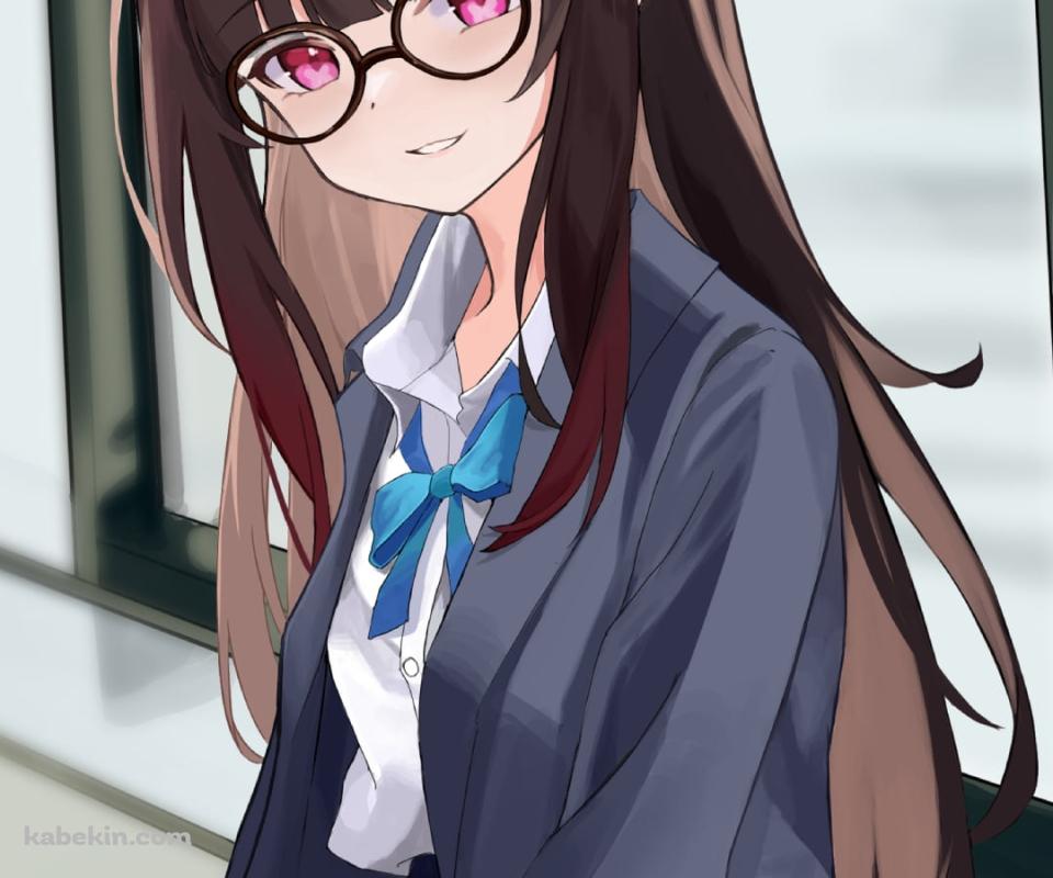 制服姿のメガネをかけた花火 / 崩壊:スターレイルのAndroidの壁紙(960px x 800px) スマホ用