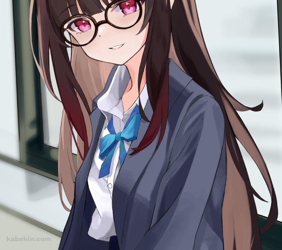 制服姿のメガネをかけた花火 / 崩壊:スターレイルのAndroidの壁紙(960px x 854px) スマホ用