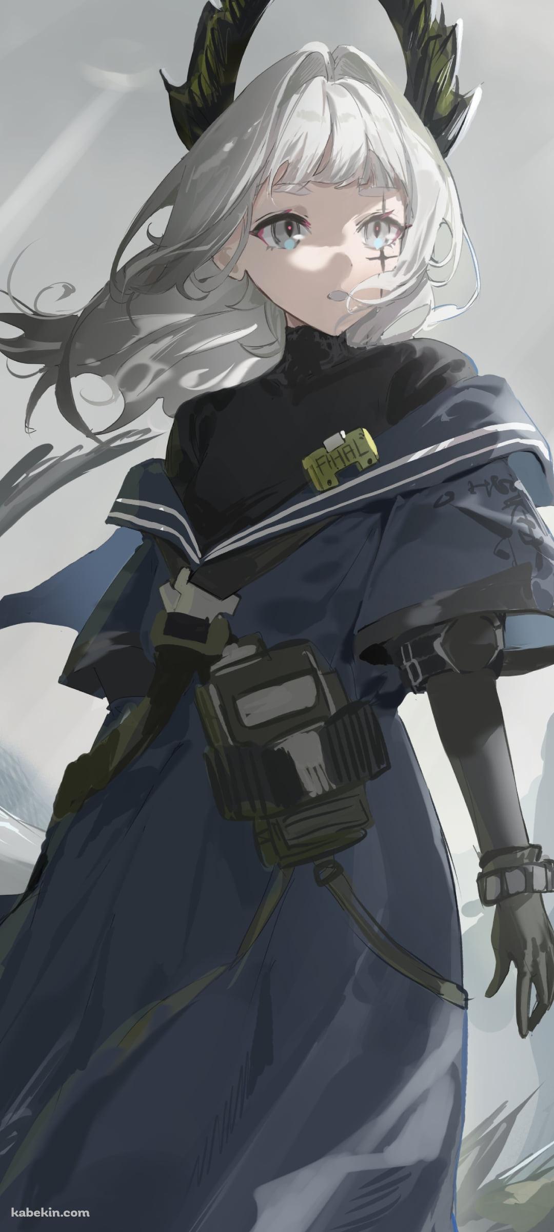 荒野を歩くアイリーニ / アークナイツのAndroidの壁紙(1080px x 2400px) スマホ用