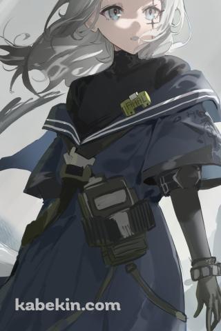 荒野を歩くアイリーニ / アークナイツのAndroidの壁紙(320px x 480px) スマホ用