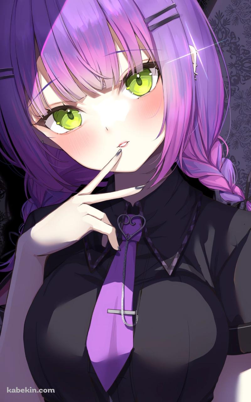 アゴピする常闇トワ / トワ様 / バーチャルYouTuber / ホロライブのAndroidの壁紙(800px x 1280px) スマホ用