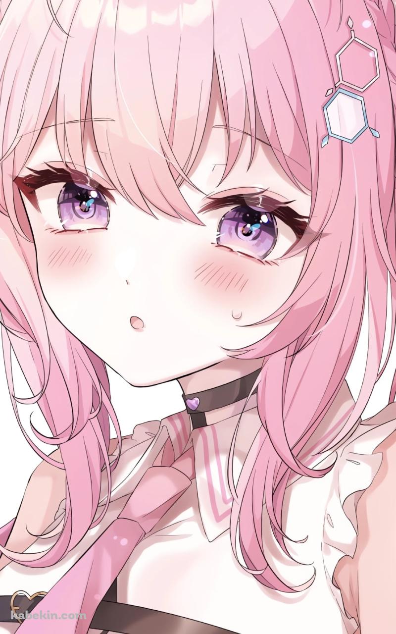 頬を赤らめる博衣こより / ホロライブ / バーチャルYouTuber / VtuberのAndroidの壁紙(800px x 1280px) スマホ用