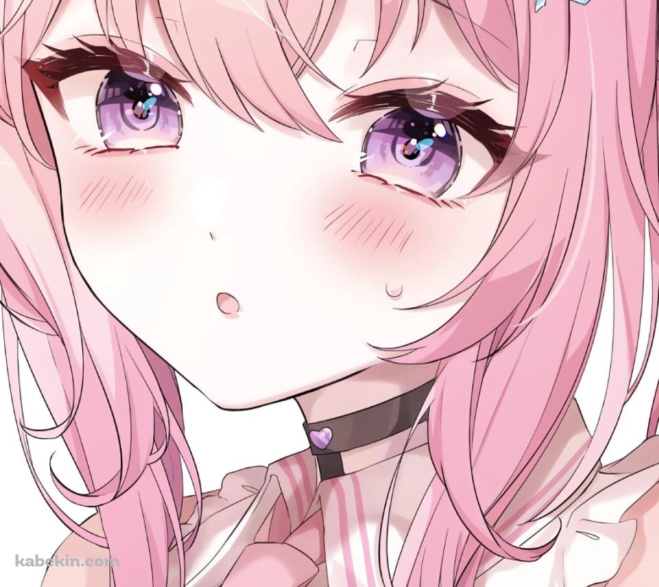 頬を赤らめる博衣こより / ホロライブ / バーチャルYouTuber / VtuberのAndroidの壁紙(960px x 854px) スマホ用