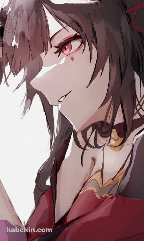 狐面を付けた花火 / 崩壊:スターレイルのAndroidの壁紙(480px x 800px) スマホ用