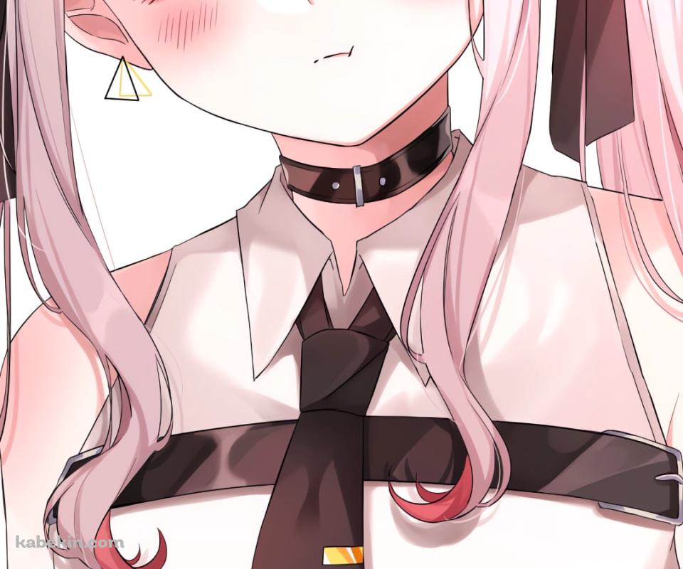 頬を赤らめる百鬼あやめ / ホロライブ / バーチャルYouTuber / VtuberのAndroidの壁紙(960px x 800px) スマホ用