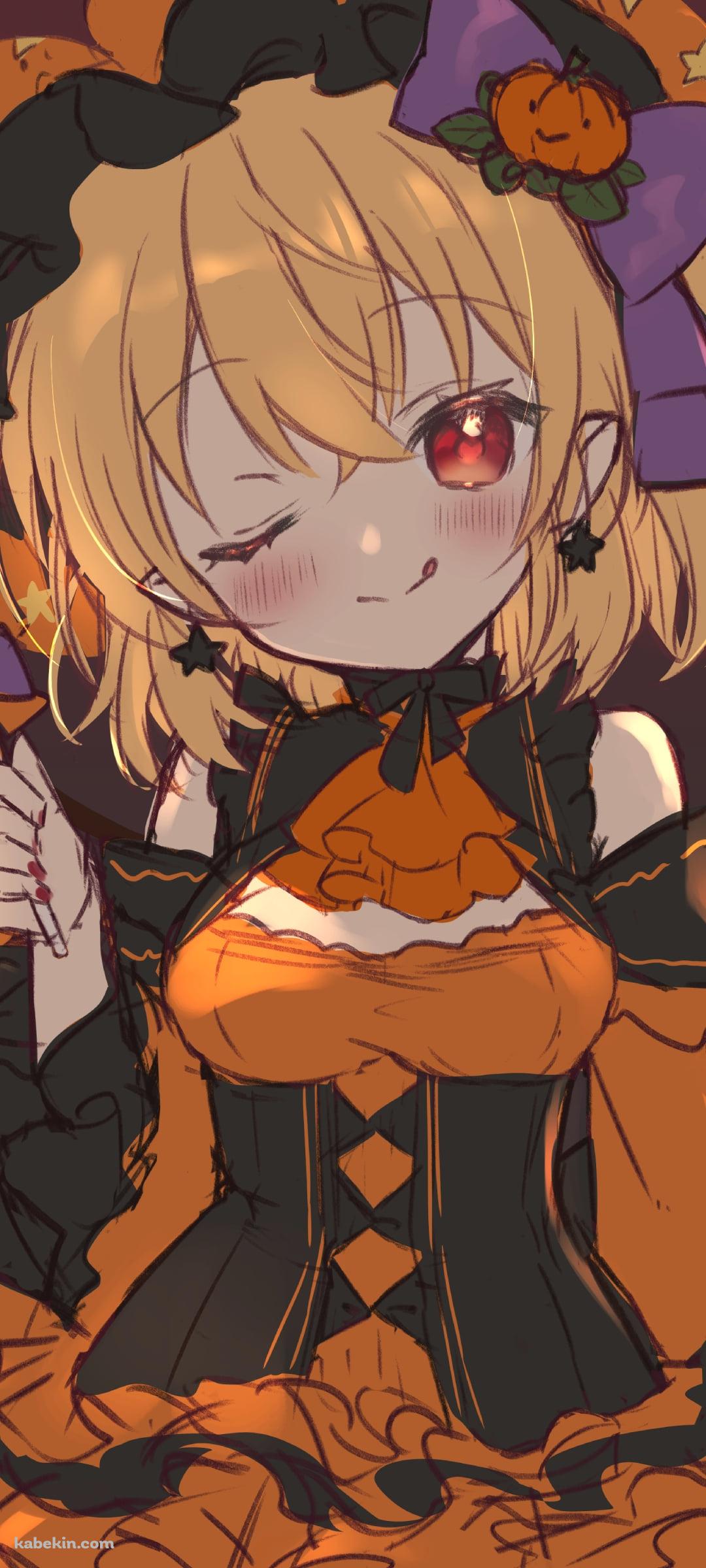 ハロウィンコスの亜羽瀬ひの / 東方のAndroidの壁紙(1080px x 2400px) スマホ用