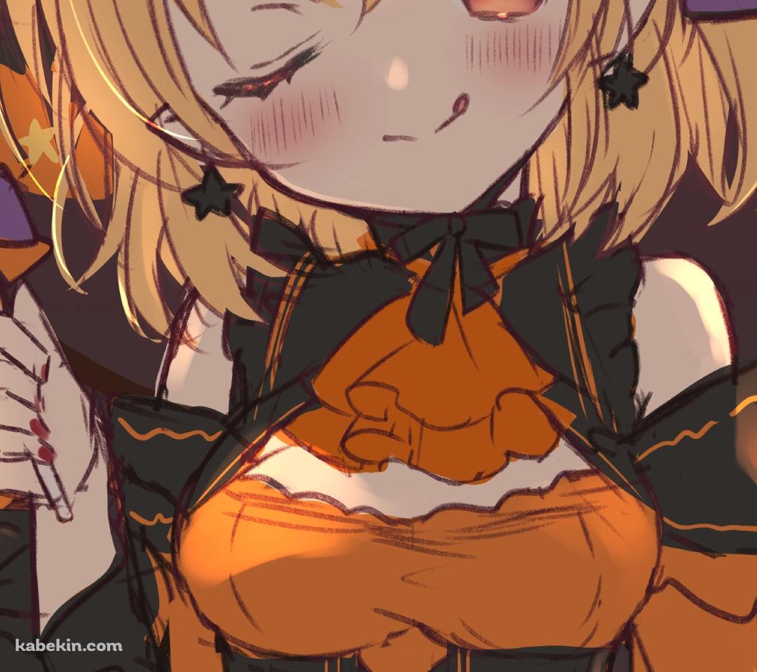 ハロウィンコスの亜羽瀬ひの / 東方のAndroidの壁紙(1080px x 960px) スマホ用