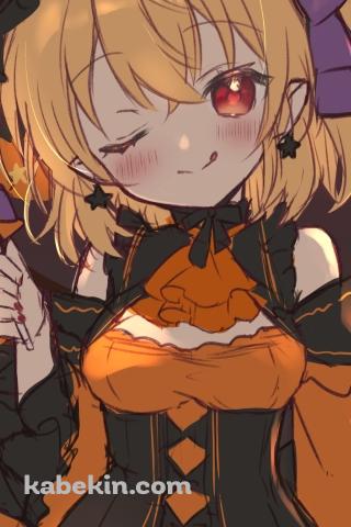 ハロウィンコスの亜羽瀬ひの / 東方のAndroidの壁紙(320px x 480px) スマホ用