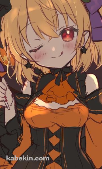ハロウィンコスの亜羽瀬ひの / 東方のAndroidの壁紙(360px x 592px) スマホ用