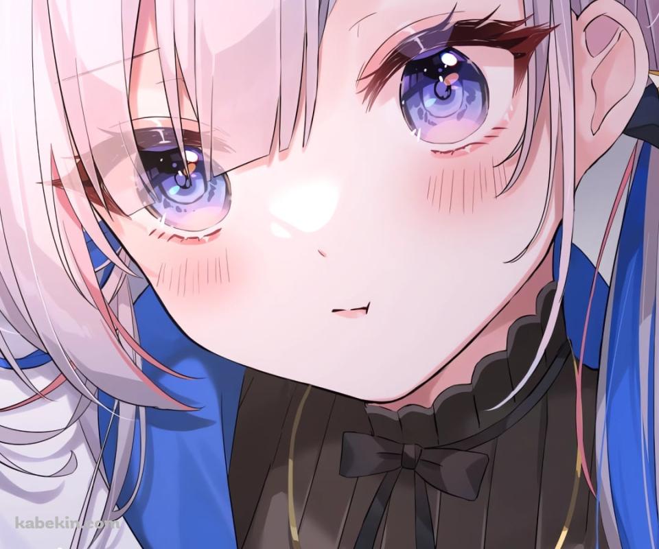 頬を赤らめる天音かなた / ホロライブ / バーチャルYouTuber / VtuberのAndroidの壁紙(960px x 800px) スマホ用