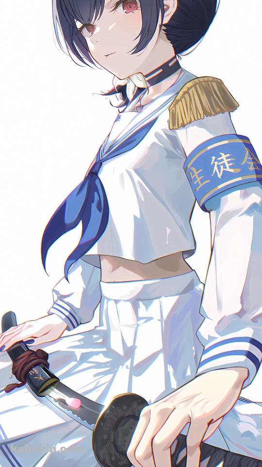 膝上で抜刀する杜野凛世 / アイドルマスターシャイニーカラーズのAndroidの壁紙(540px x 960px) スマホ用