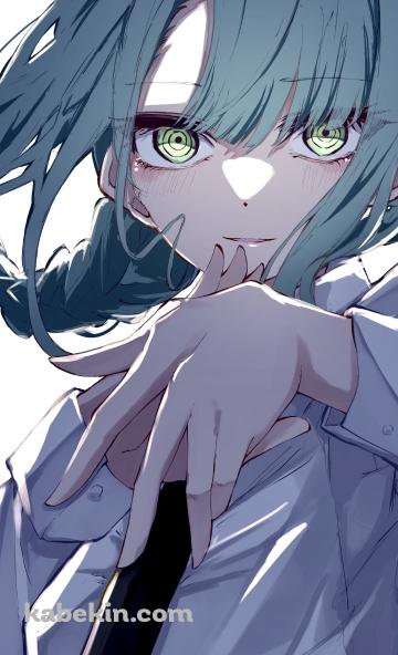 かまえる氷川紗夜 / マキマ / チェンソーマン / バンドリ!のAndroidの壁紙(360px x 592px) スマホ用