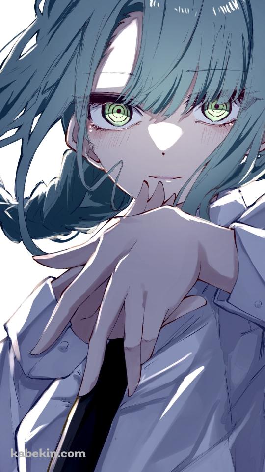 かまえる氷川紗夜 / マキマ / チェンソーマン / バンドリ!のAndroidの壁紙(540px x 960px) スマホ用