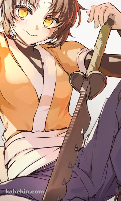 武器を持つ有馬かな / 推しの子 / 東京ブレイドのAndroidの壁紙(480px x 800px) スマホ用