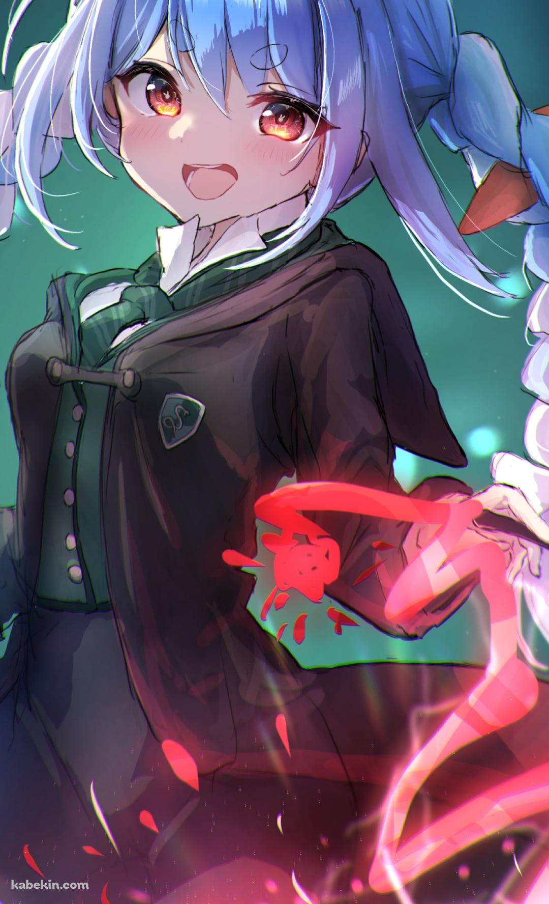 ワンドを持つ兎田ぺこら / バーチャルYouTuber / ホロライブ / ハリーポッターのAndroidの壁紙(1080px x 1776px) スマホ用