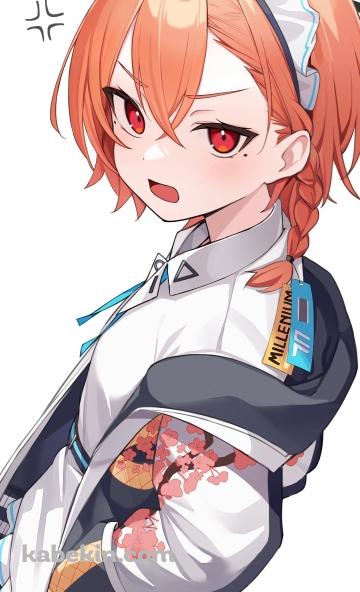 腰に手をあて怒る美甘ネル / ブルーアーカイブのAndroidの壁紙(360px x 592px) スマホ用