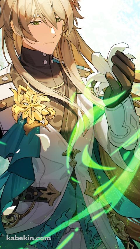 白い花を持つ羅刹 / 崩壊:スターレイルのAndroidの壁紙(480px x 854px) スマホ用