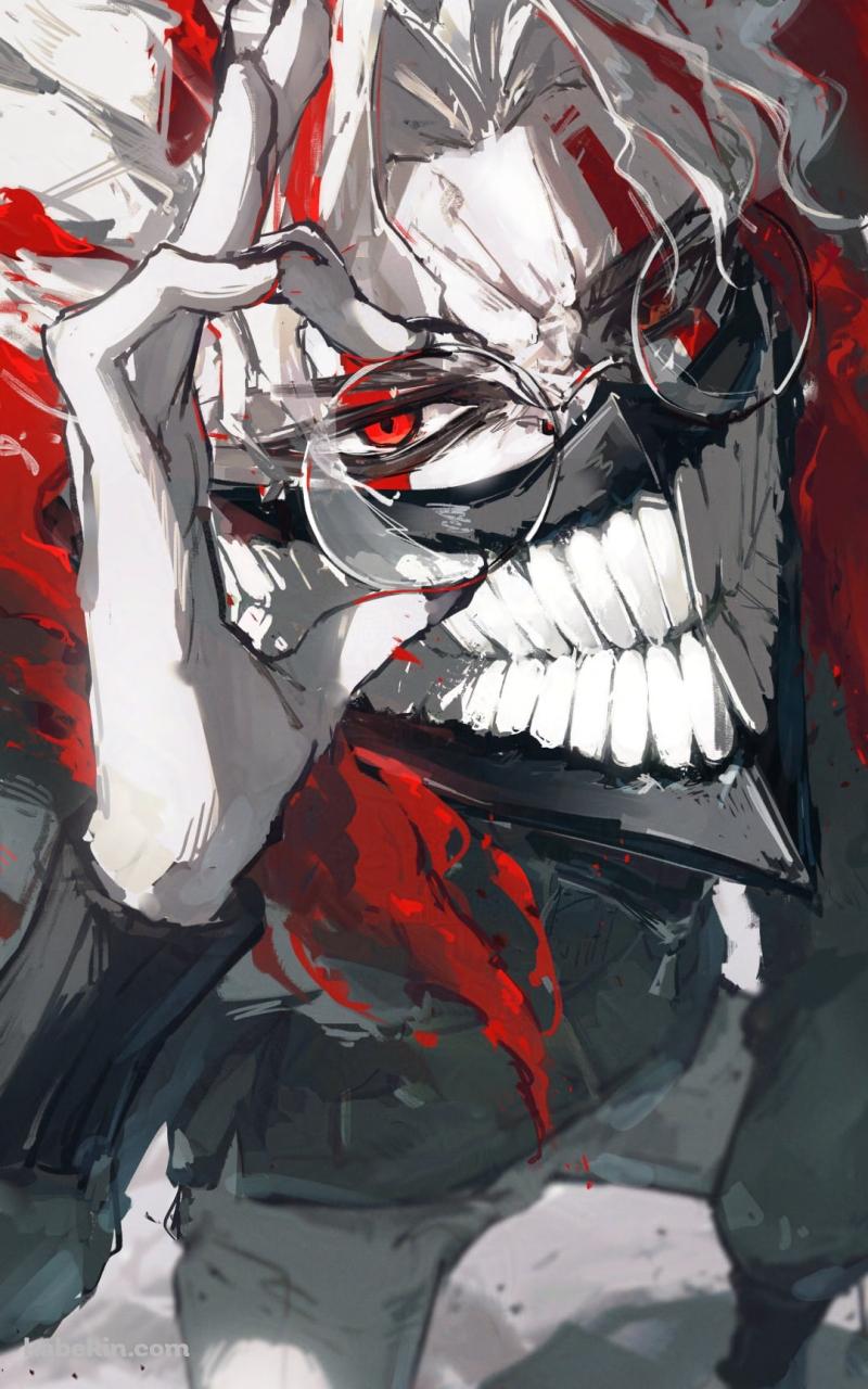 眼鏡に手をかけたオカルン / ダンダダンのAndroidの壁紙(800px x 1280px) スマホ用