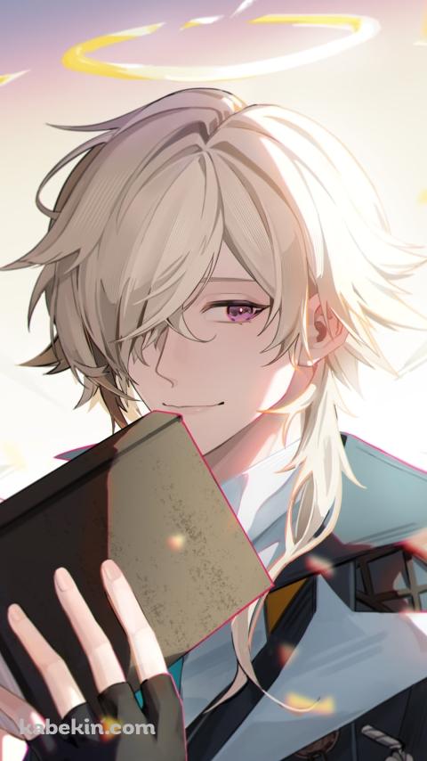 本を持つエンフォーサー / アークナイツのAndroidの壁紙(480px x 854px) スマホ用