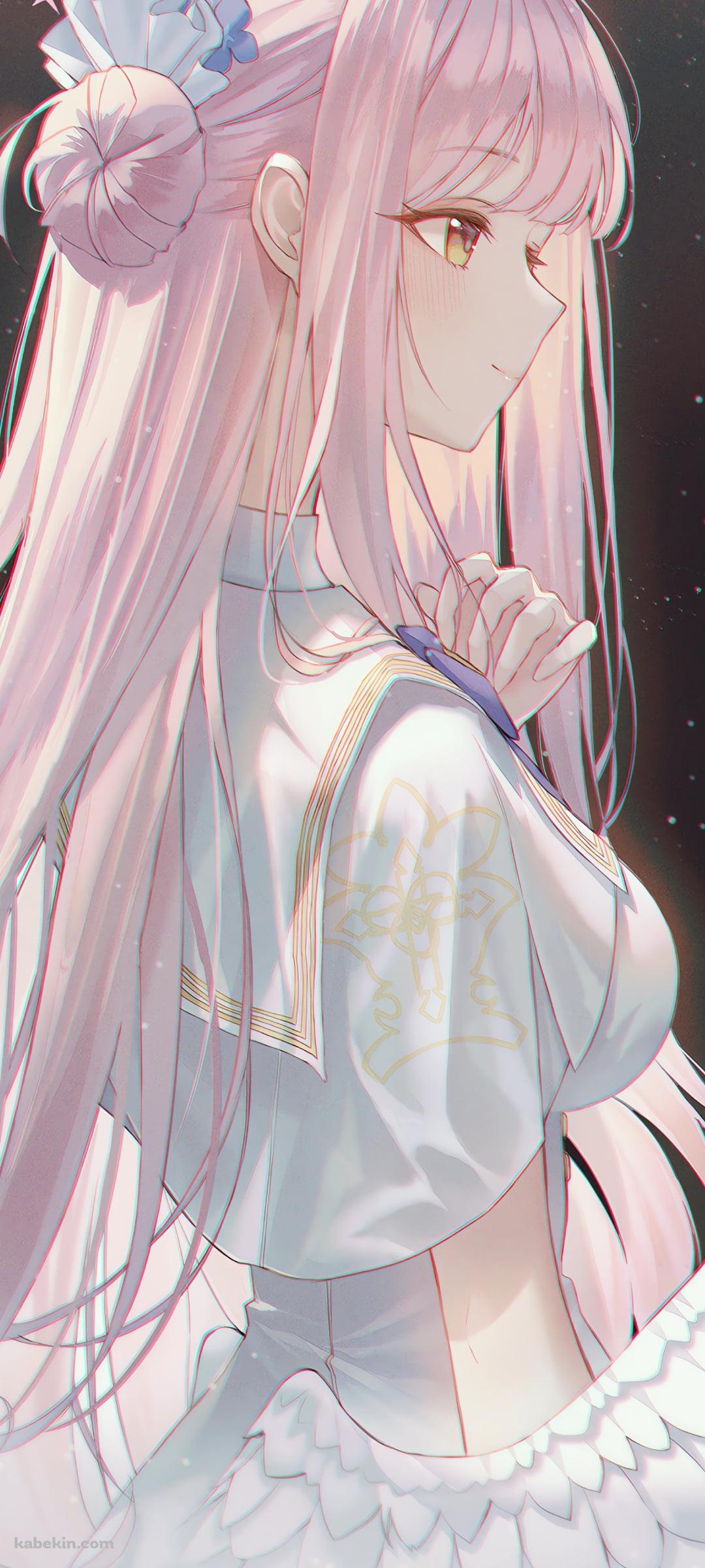 星空と聖園ミカ / ブルーアーカイブのAndroidの壁紙(1080px x 2400px) スマホ用