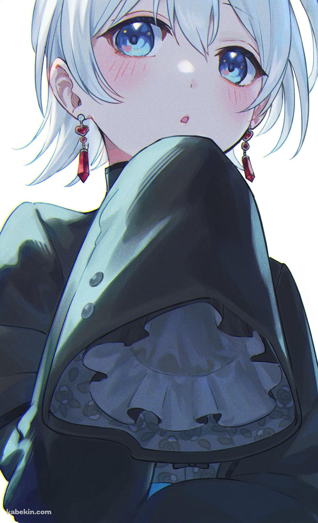 ポーズを取る猫麦とろろ / バーチャルYouTuberのAndroidの壁紙(1080px x 1776px) スマホ用