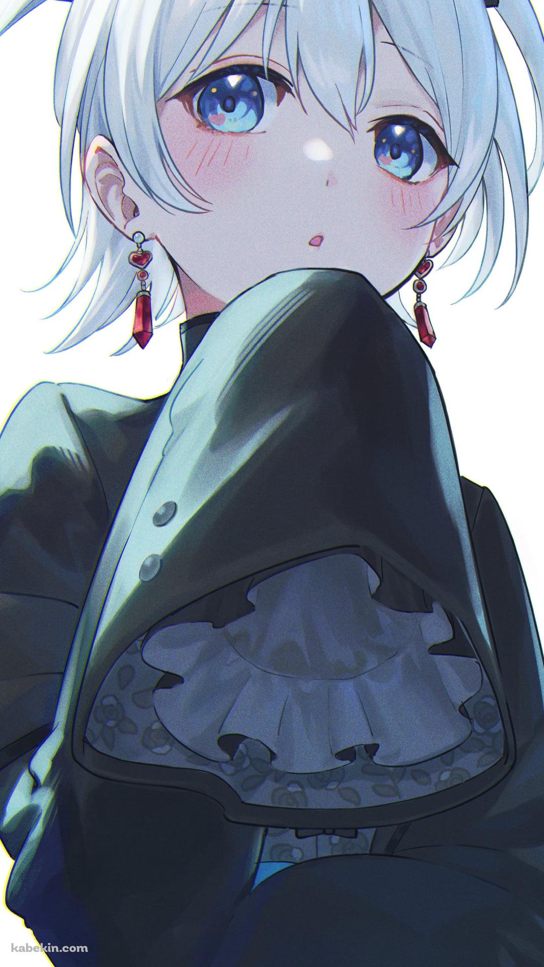 ポーズを取る猫麦とろろ / バーチャルYouTuberのAndroidの壁紙(1080px x 1920px) スマホ用