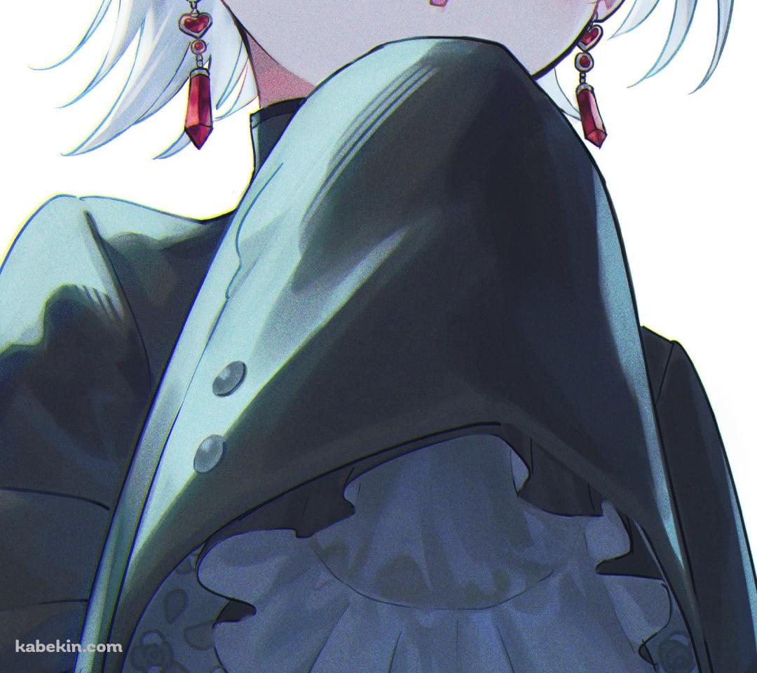 ポーズを取る猫麦とろろ / バーチャルYouTuberのAndroidの壁紙(1080px x 960px) スマホ用