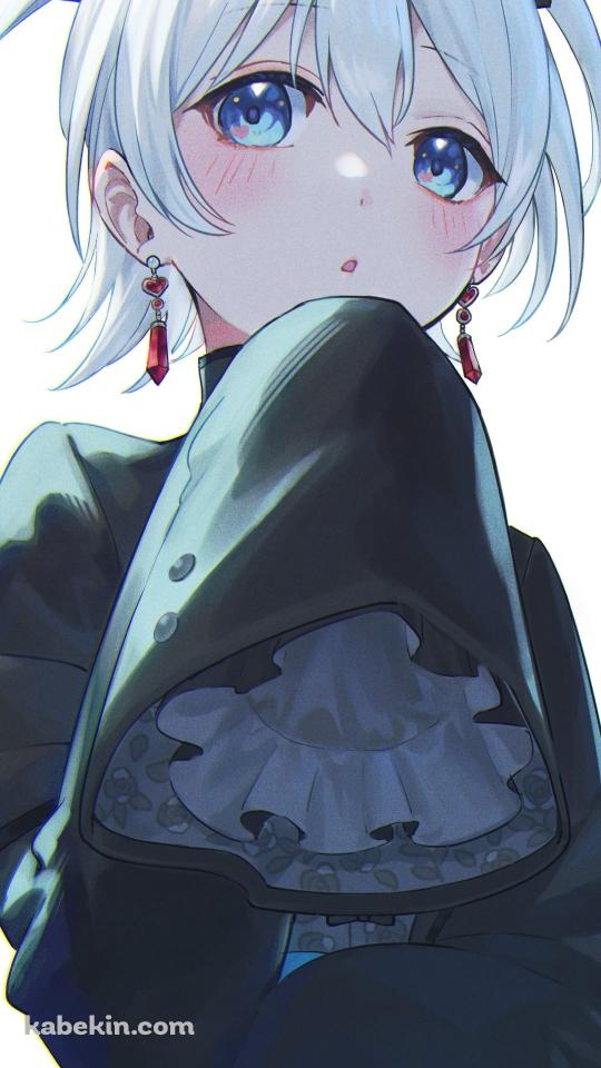ポーズを取る猫麦とろろ / バーチャルYouTuberのAndroidの壁紙(540px x 960px) スマホ用