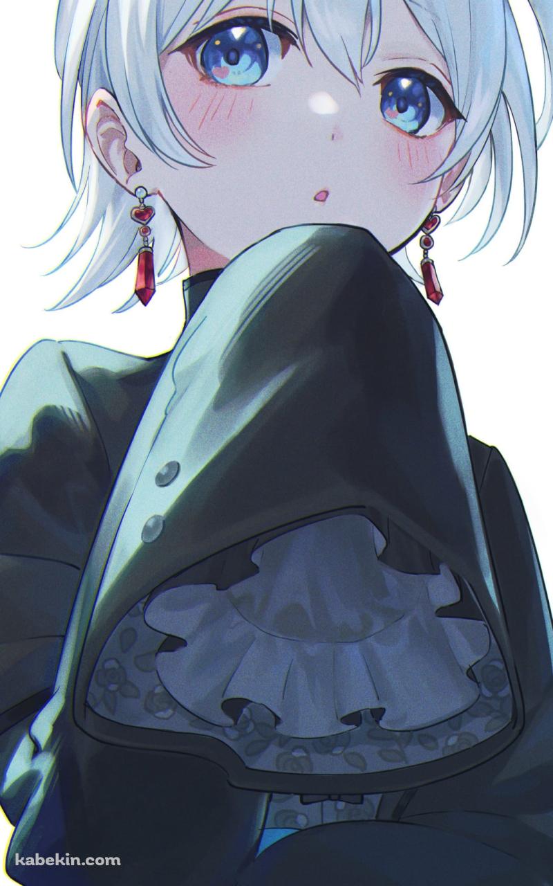 ポーズを取る猫麦とろろ / バーチャルYouTuberのAndroidの壁紙(800px x 1280px) スマホ用
