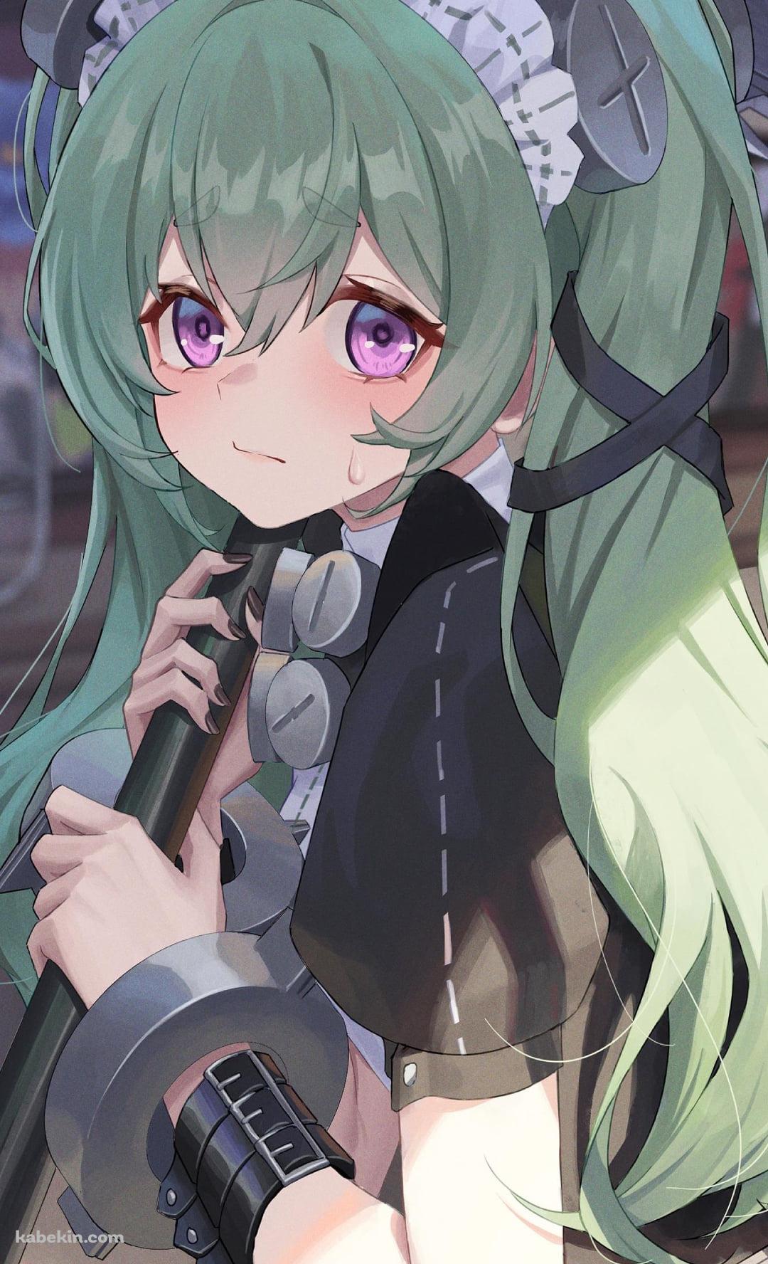 黒い杖を持つカリン・ウィクス / ゼンレスゾーンゼロのAndroidの壁紙(1080px x 1776px) スマホ用