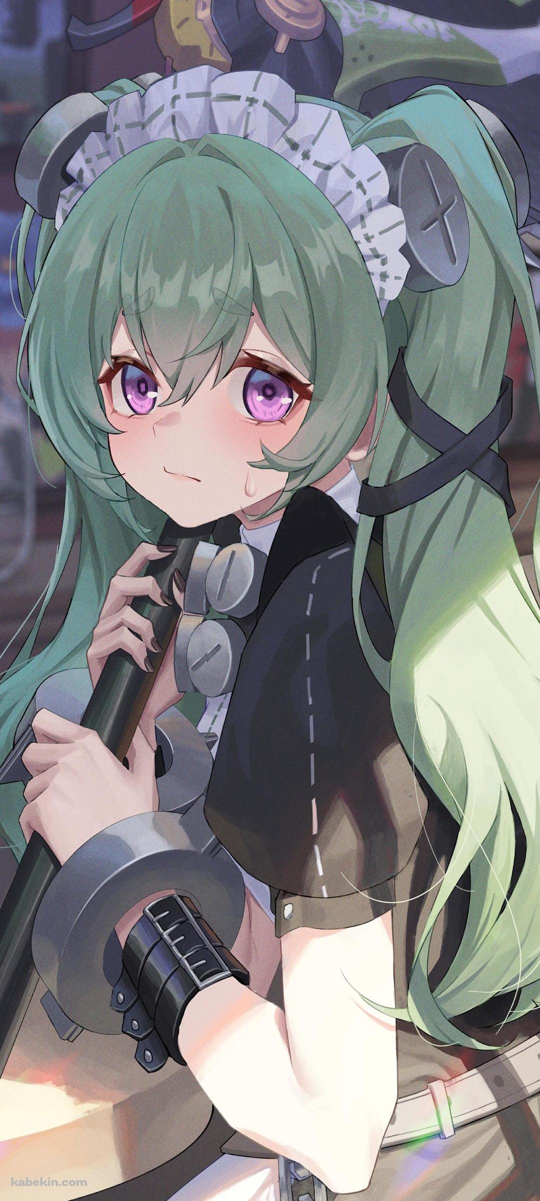 黒い杖を持つカリン・ウィクス / ゼンレスゾーンゼロのAndroidの壁紙(1080px x 2400px) スマホ用