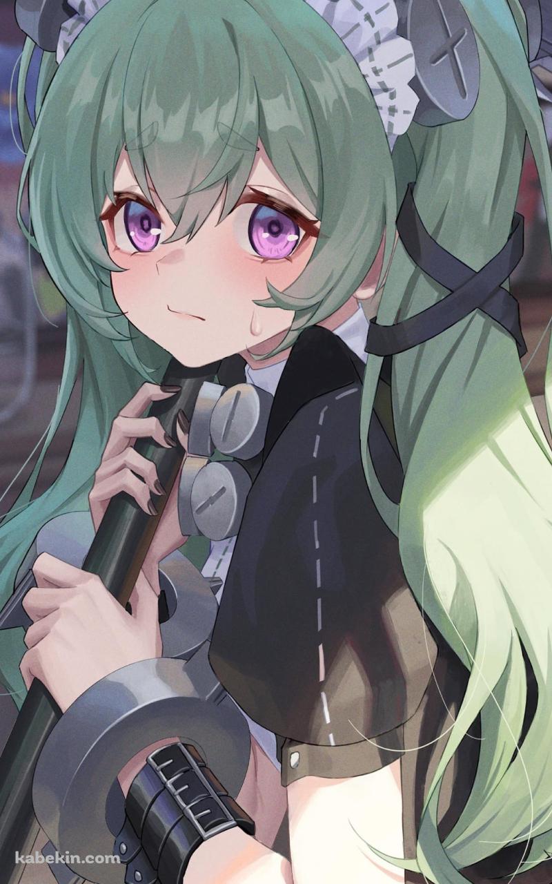 黒い杖を持つカリン・ウィクス / ゼンレスゾーンゼロのAndroidの壁紙(800px x 1280px) スマホ用