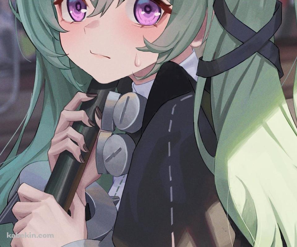 黒い杖を持つカリン・ウィクス / ゼンレスゾーンゼロのAndroidの壁紙(960px x 800px) スマホ用