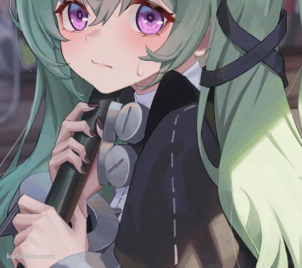 黒い杖を持つカリン・ウィクス / ゼンレスゾーンゼロのAndroidの壁紙(960px x 854px) スマホ用