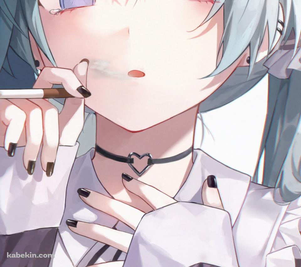 煙草を吸う初音ミク / ボーカロイドのAndroidの壁紙(960px x 854px) スマホ用