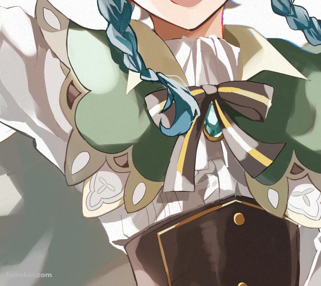 ウィンクして挨拶するウェンティ / 原神のAndroidの壁紙(1080px x 960px) スマホ用