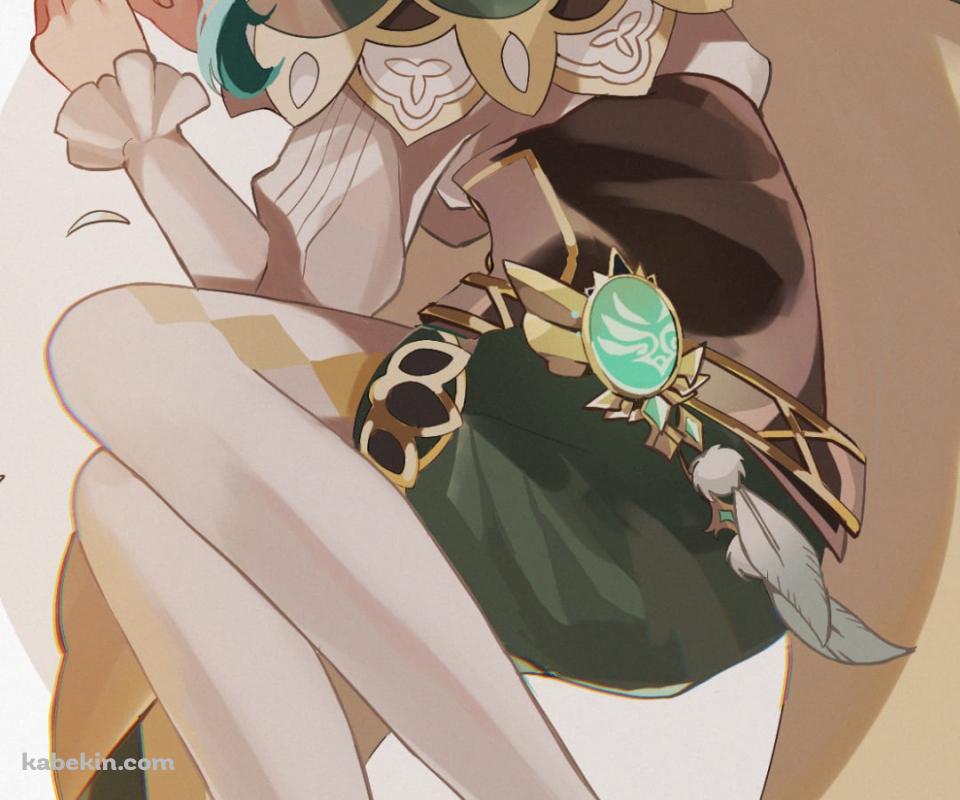 うずくまり眠るウェンティ / 原神のAndroidの壁紙(960px x 800px) スマホ用